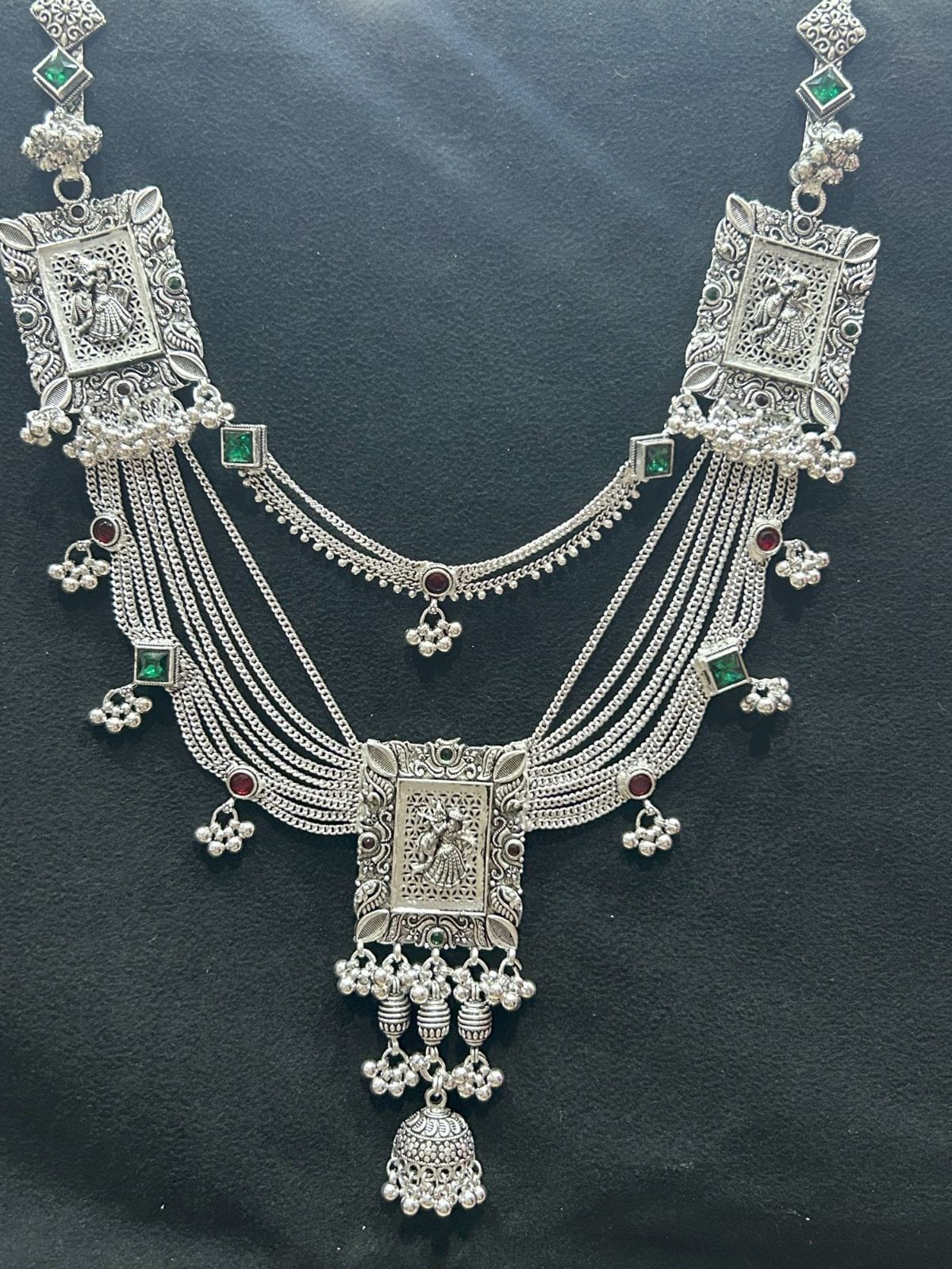 polished german silver double layer kandora 150-580 grams